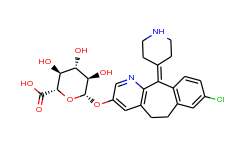 β-d-glucopyranosiduronic acid,8-chloro-6,11-dihydro-11-(4-piperidinylidene)-5h-benzo[5,6]cyclohepta[