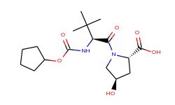 L-Proline, N-[(cyclopentyloxy)carbonyl]-3-methyl-L-valyl-4-hydroxy-, (4R)-