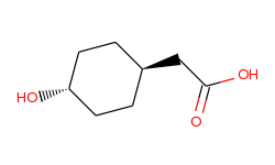 Cyclohexaneacetic acid, 4-hydroxy-, trans-