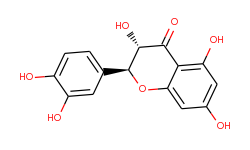 (3r)-2-(3,4-dihydroxyphenyl)-3,5,7-trihydroxy-2,3-dihydro-4h-chromen-4-one(taxifolin)