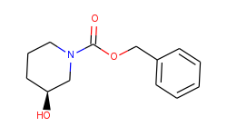 1-Piperidinecarboxylic acid, 3-hydroxy-, phenylmethyl ester, (S)-