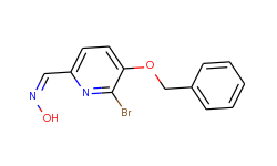 (z)-5-(benzyloxy)-6-bromopicolinaldehyde oxime