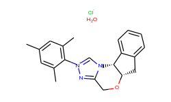 (-)-(5as,10br)-5a,10b-dihydro-2-(2,4,6-trimethylphenyl)-4h,6h-indeno[2,1-b][1,2,4]triazolo[4,3-d][1,