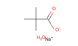 Propanoic acid, 2,2-dimethyl-, sodium salt, hydrate
