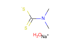 Carbamodithioic acid, dimethyl-, sodium salt, hydrate