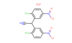2,2-bis(2-chloro-5-nitrophenyl)acetonitrile hydrate