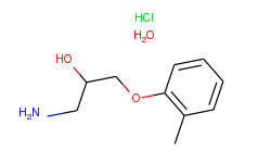 1-amino-3-o-tolyloxy-propan-2-ol hydrochloride hydrate