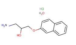 1-amino-3-(naphthalen-2-yloxy)-propan-2-ol hydrochloride hydrate