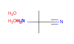 2-amino-2-methylpropionitrile trihydrate