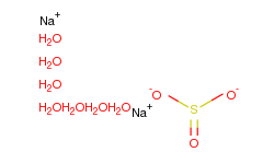 Sulfurous acid, disodium salt, heptahydrate