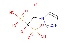 Zoledronic acid hydrate