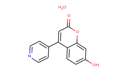 7-hydroxy-4-(pyridin-4-yl)coumarin monohydrate