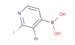 3-bromo-2-fluoropyridine-4-boronic acid