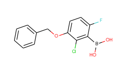 2-chloro-3-benzyloxy-6-fluorophenylboronic acid
