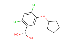2,4-dichloro-5-(cyclopentyloxy)phenylboronic acid