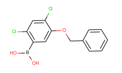 5-(benzyloxy)-2,4-dichlorophenylboronic acid