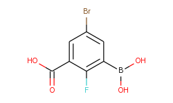 5-bromo-3-carboxy-2-fluorophenylboronic acid