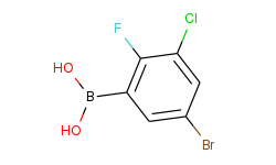 2-fluoro-3-chloro-5-bromophenylboronic acid