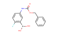 5-(benzyloxycarbonylamino)-2-fluorophenylboronic acid