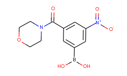3-(morpholine-4-carbonyl)-5-nitrophenylboronic acid