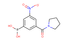 3-nitro-5-(pyrrolidine-1-carbonyl)phenylboronic acid