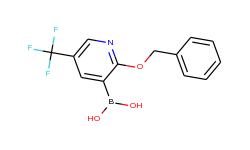 2-benzyloxy-5-(trifluoromethyl)pyridine-3-boronic acid