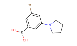 3-bromo-5-pyrrolidinophenylboronic acid
