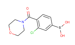3-chloro-4-(morpholine-4-carbonyl)phenylboronic acid