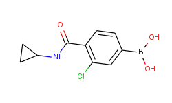 3-chloro-4-(cyclopropylcarbamoyl)phenylboronic acid