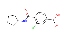 3-chloro-4-(cyclopentylcarbamoyl)phenylboronic acid