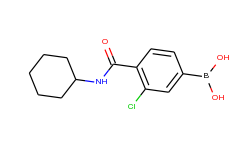 3-chloro-4-(cyclohexylcarbamoyl)phenylboronic acid