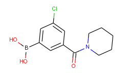3-chloro-5-(piperidine-1-carbonyl)phenylboronic acid