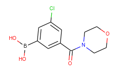 3-chloro-5-(morpholine-4-carbonyl)phenylboronic acid