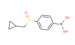 4-(cyclopropylmethylsulfinyl)phenylboronic acid