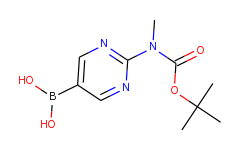 2-(tert-butoxycarbonyl(methyl)amino)pyrimidin-5-ylboronic acid