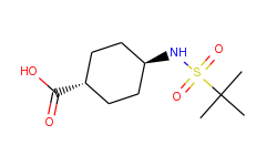 trans-4-(1,1-Dimethylethylsulfonamido)cyclohexanecarboxylic acid