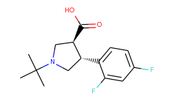 (3S,4R)-1-tert-Butyl-4-(2,4-difluorophenyl)pyrrolidine-3-carboxylic acid