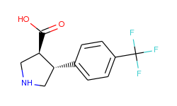 trans-4-(4-(trifluoromethyl)phenyl)pyrrolidine-3-carboxylic acid