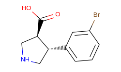 trans-4-(3-bromophenyl)pyrrolidine-3-carboxylic acid