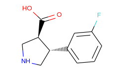 trans-4-(3-fluorophenyl)pyrrolidine-3-carboxylic acid