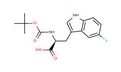 L-Tryptophan, N-[(1,1-dimethylethoxy)carbonyl]-5-fluoro-