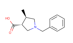 3-Pyrrolidinecarboxylic acid, 4-methyl-1-(phenylmethyl)-, (3R,4R)-