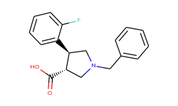 trans-1-benzyl-4-(2-fluorophenyl)pyrrolidine-3-carboxylic acid
