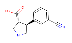 (3r,4s)-4-(3-cyanophenyl)pyrrolidine-3-carboxylic acid