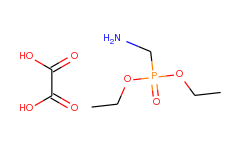 Phosphonic acid, (aminomethyl)-, diethyl ester, ethanedioate (1:1)