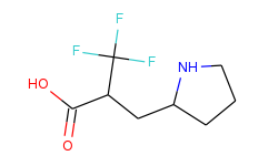 3,3,3-Trifluoro-3-[(2-pyrrolidinyl)methyl]propionic acid