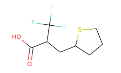 3,3,3-Trifluoro-3-[(2-tetrahydrothienyl)methyl)propionic acid