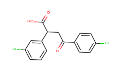 2-(3-chlorophenyl)-4-(4-chlorophenyl)-4-oxobutanoic acid
