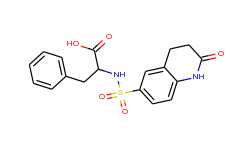2-{[(2-oxo-1,2,3,4-tetrahydroquinolin-6-yl)-sulfonyl]amino}-3-phenylpropanoic acid
