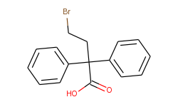 4-bromo-2,2-diphenylbutyric acid